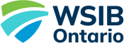 WSIB WSIB logo, a shield divided into three separate paths leading off into the distance with the text: WSIB Ontario next to it.