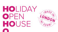 Holiday_Open_House Holiday Open House. the logo lines up the "o"s of the text so that it reads, HO HO vertically.