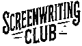 ScreenWritingClub A logo for the screenwriting club that is fashioned after the titles from silent movies.